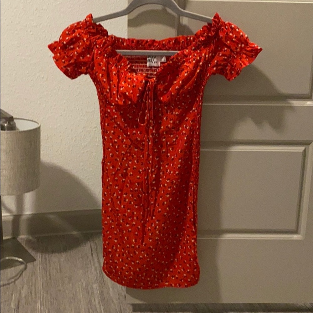 brand new Princess Polly Gracie Mini Dress Red